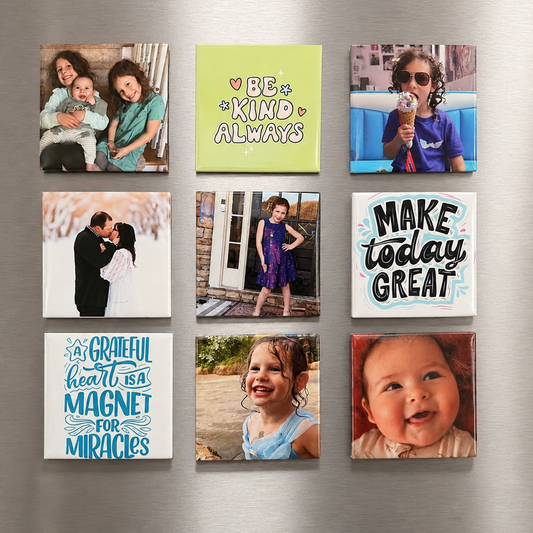 2" × 2" Custom Photo Magnets