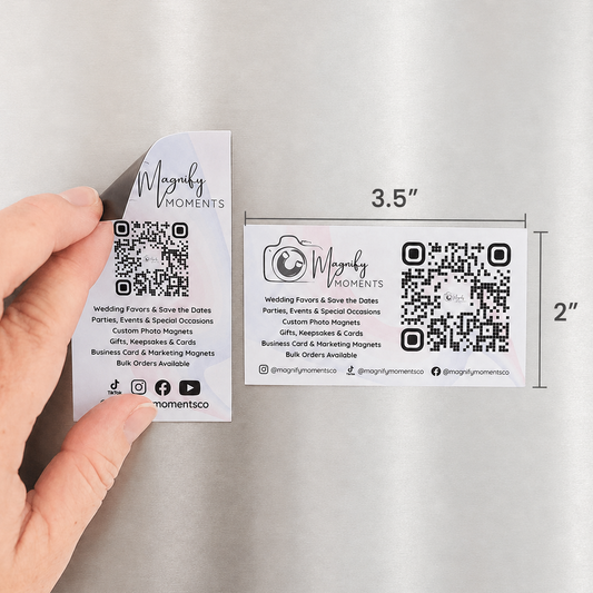 2" × 3.5" Custom Magnetic Business Cards